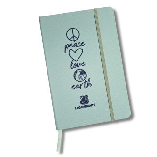 Notebook A5 - Peace, love, earth