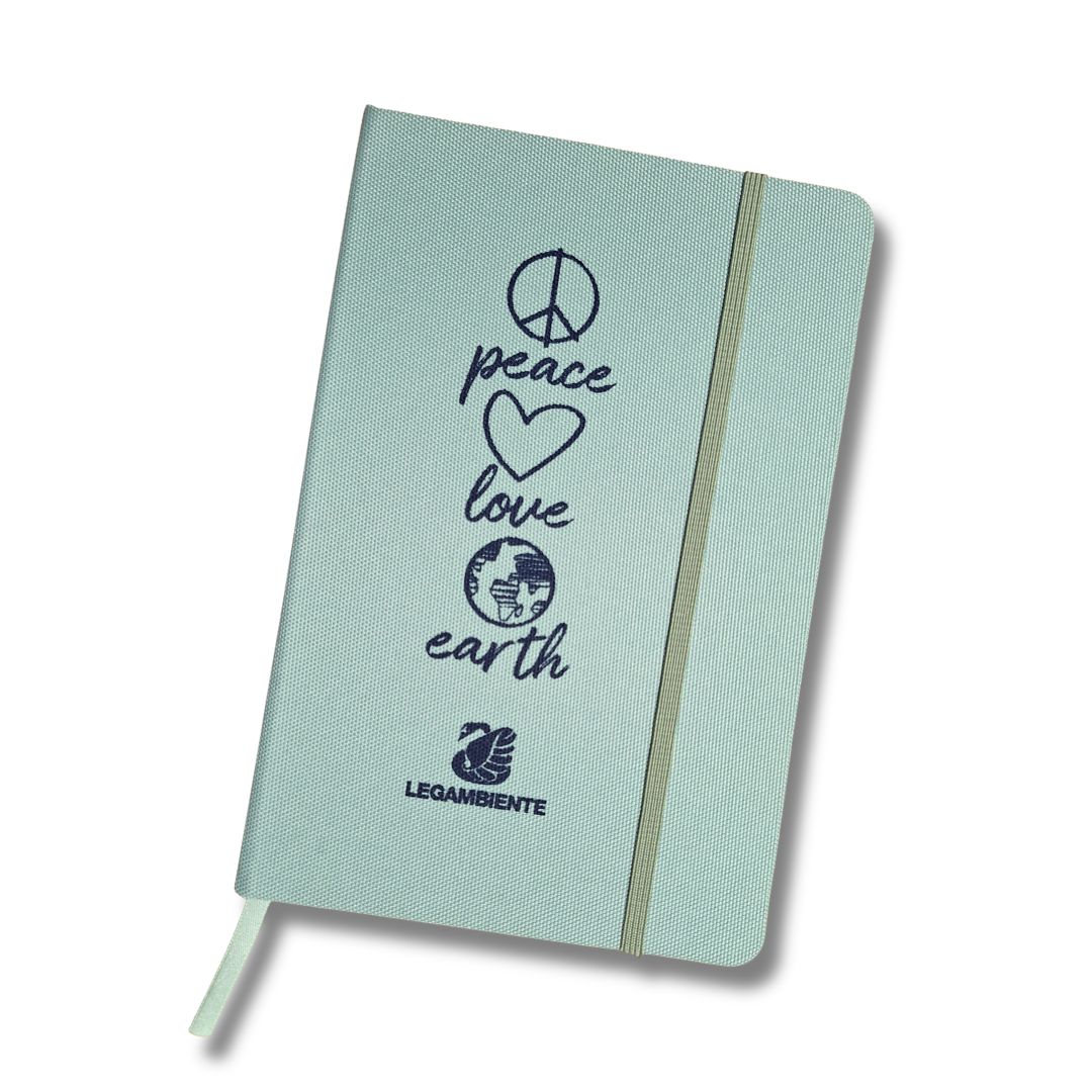 Notebook A5 - Peace, love, earth