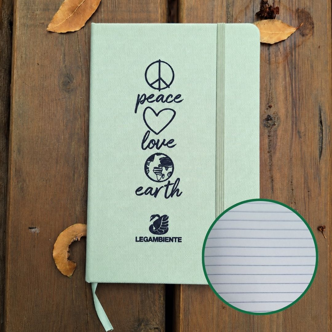 Notebook A5 - Peace, love, earth - immagine 2
